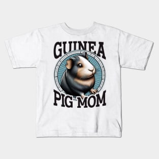 Guinea Pig Mom, mother's day Kids T-Shirt